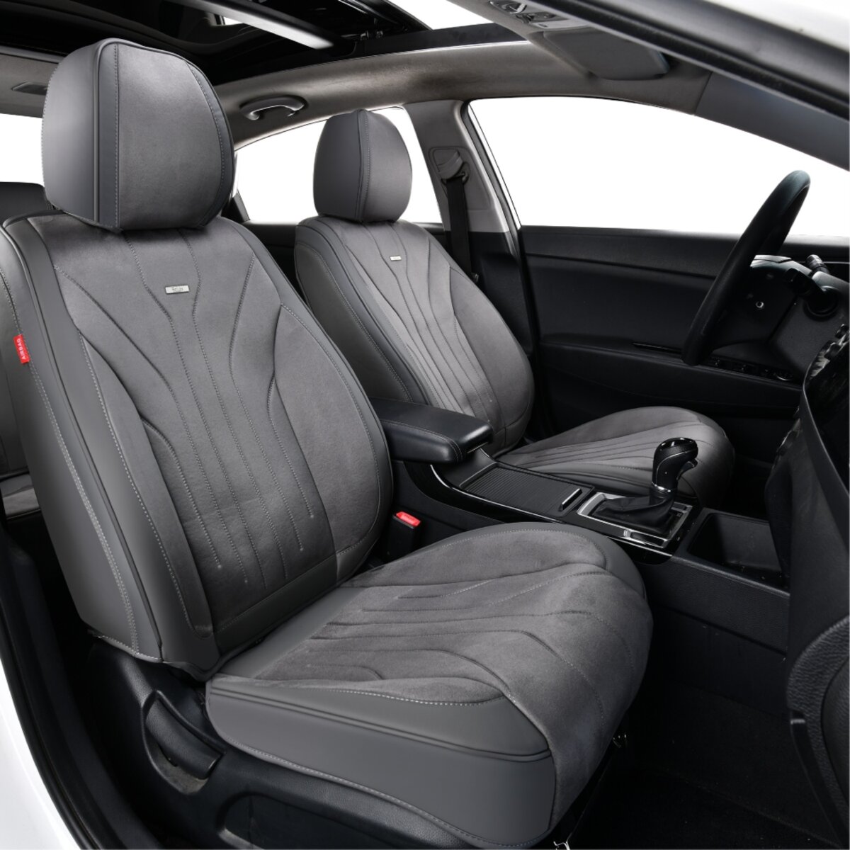 Комплект, 5D чохли для передніх сидінь Beltex Sierra, grey 2шт (BX90120) дивитися фото №2