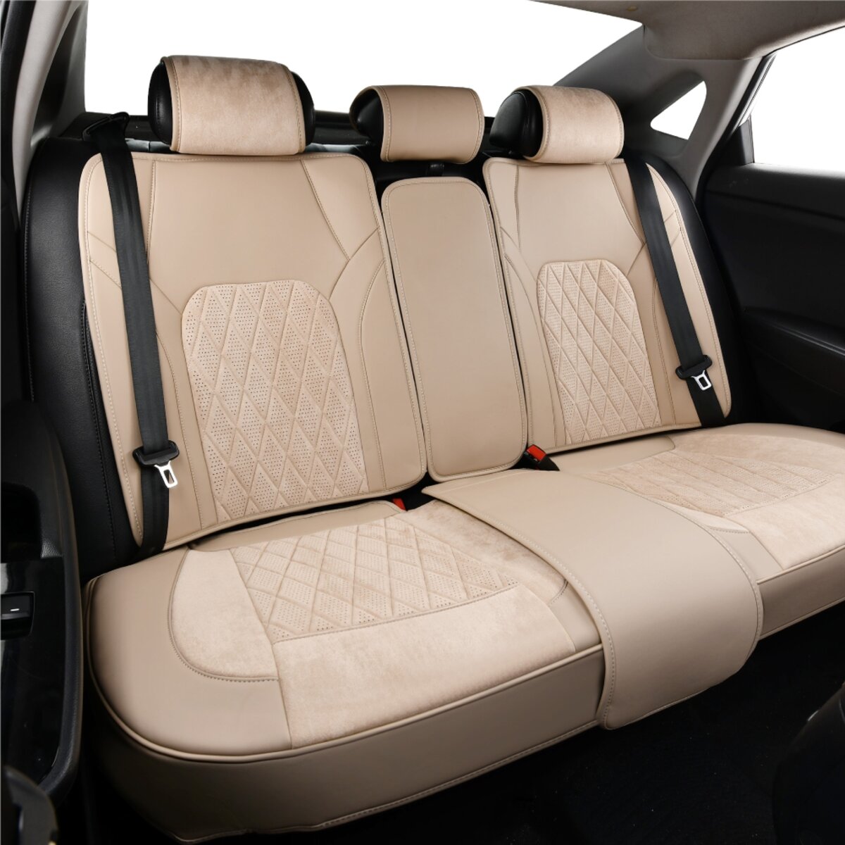 Комплект, 3D чохли для сидінь Beltex Malibu, beige (BX89500) дивитися фото №5