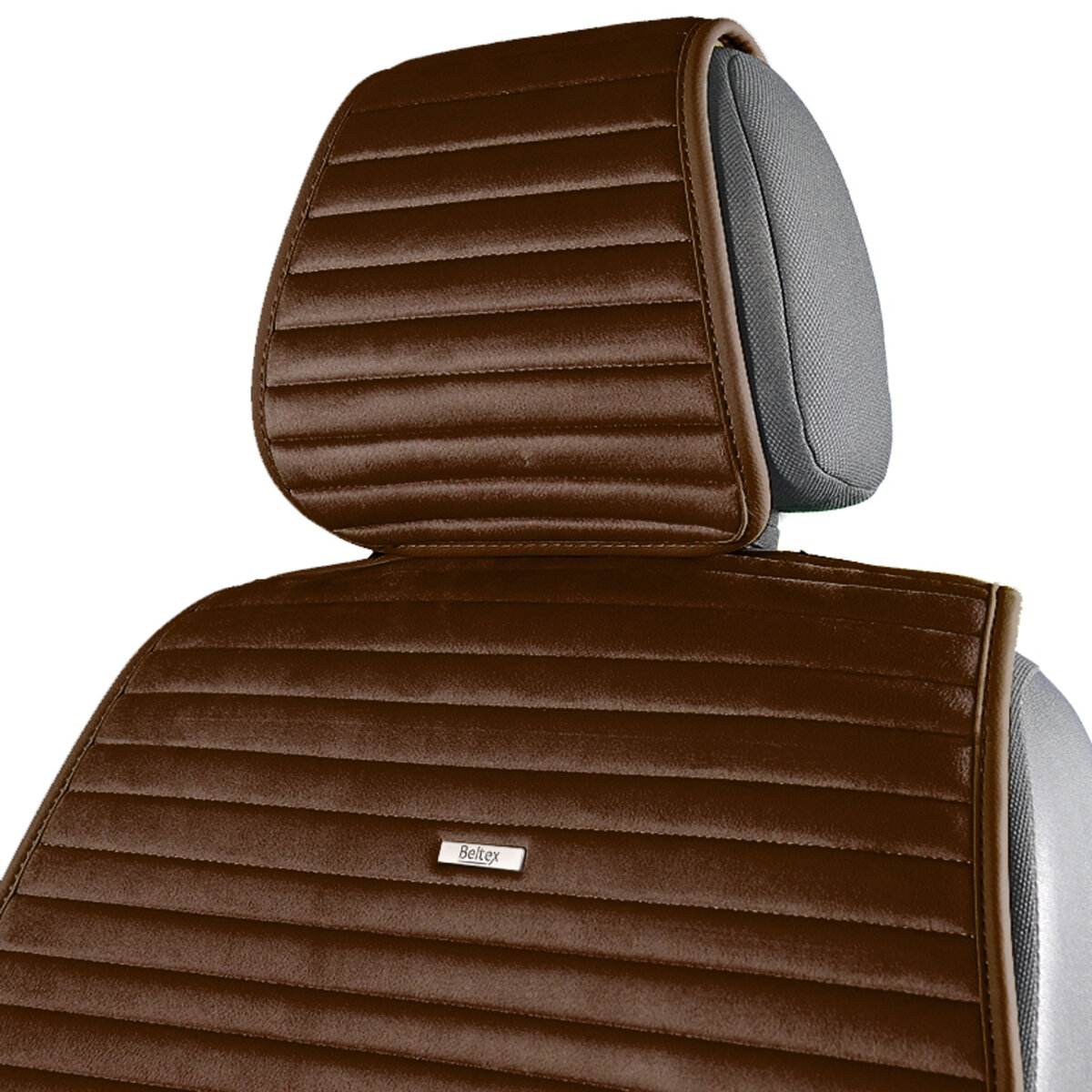 Преміум накидки для передніх сидінь Beltex Barcelona, coffee 2шт (BX83350) дивитися фото №3