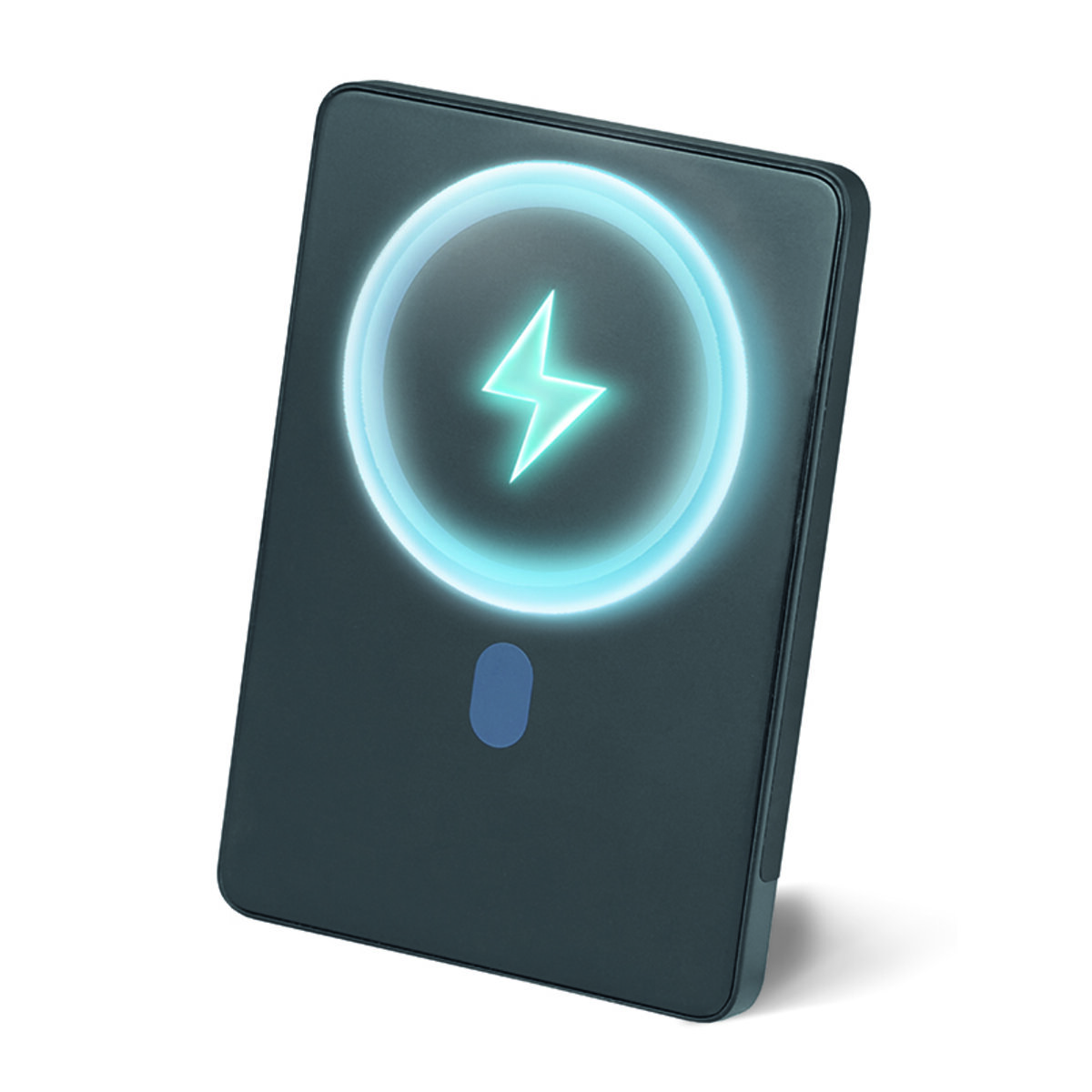 Повербанк (Power Bank) Brevia ePower 5000mAh MagSafe SuperSlim PD20W, Qі15W LCD чорний (45520MSB) дивитися фото №1