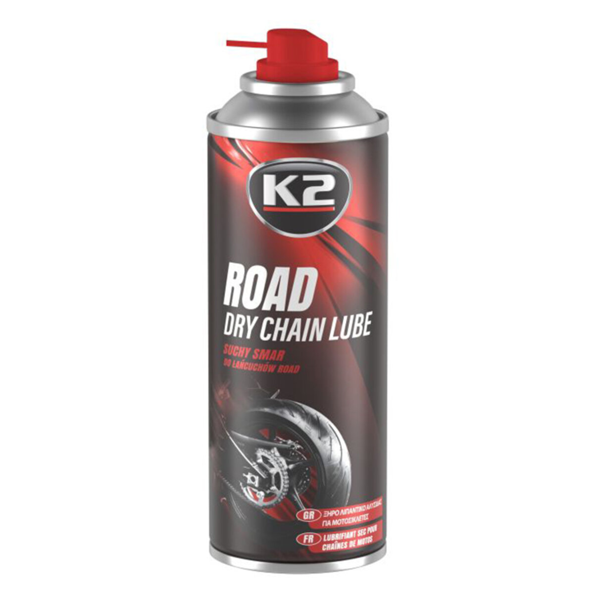 Змазка для ланцюгів K2 Road Dry Chain Lube суха 400мл (W143) дивитися фото №2