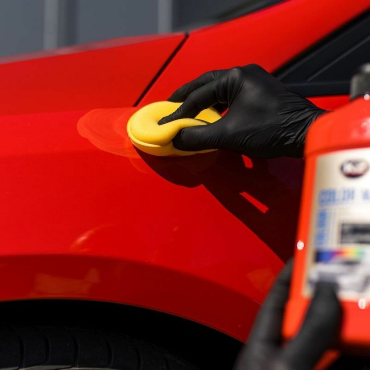 Поліроль для кузова K2 Color Max восковий червоний 500мл (K025CE) дивитися фото №3