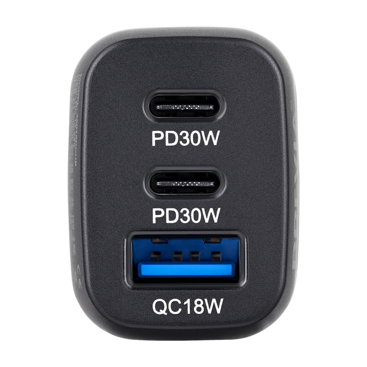 Автомобільний зарядний пристрій Brevia ePower TriDrive 78W 2xUSB-C+1xUSB-A (46078DCUB) дивитися фото №2