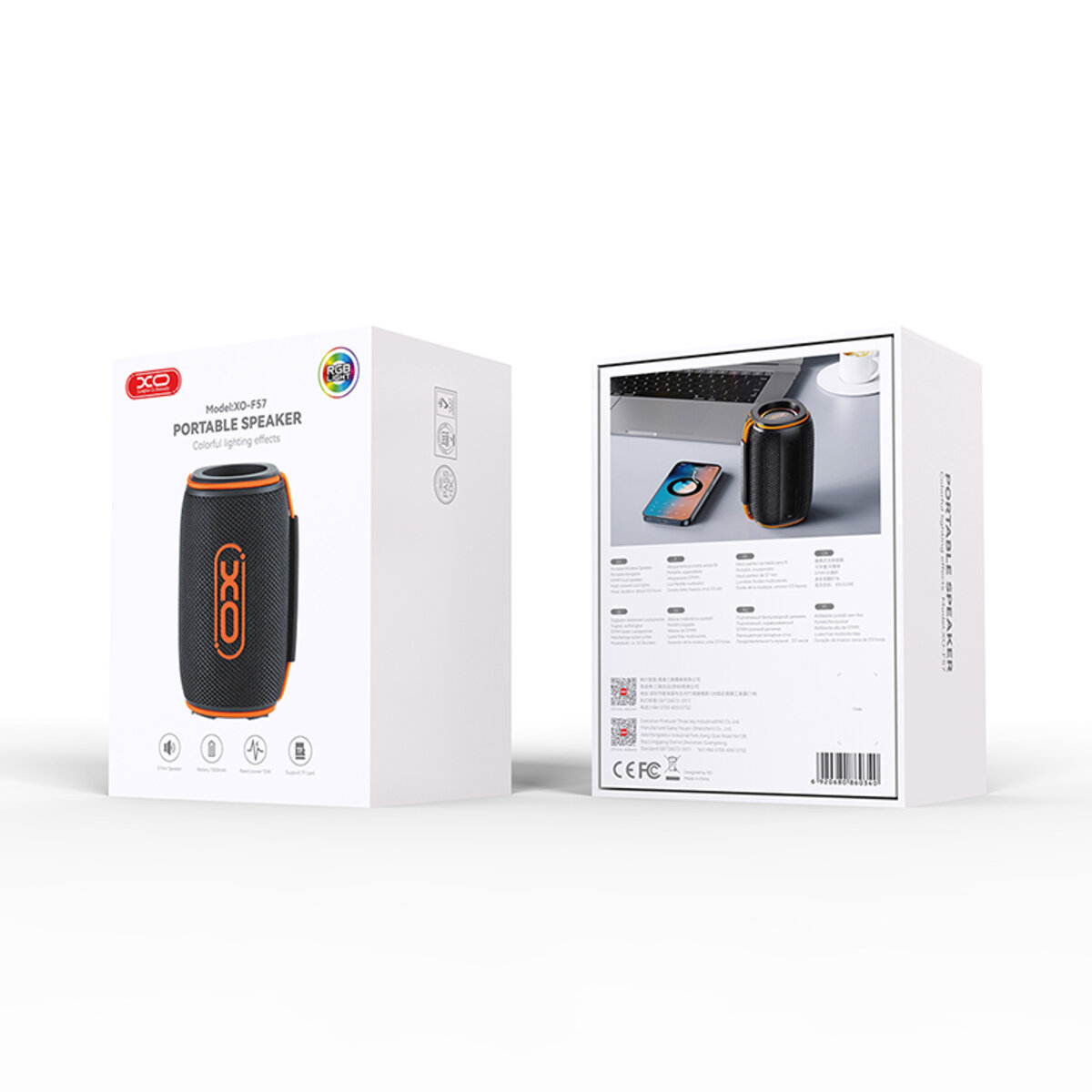 Портативная Акустика XO F57 Bamboo 10W черная (XO-F57) смотреть фото №6