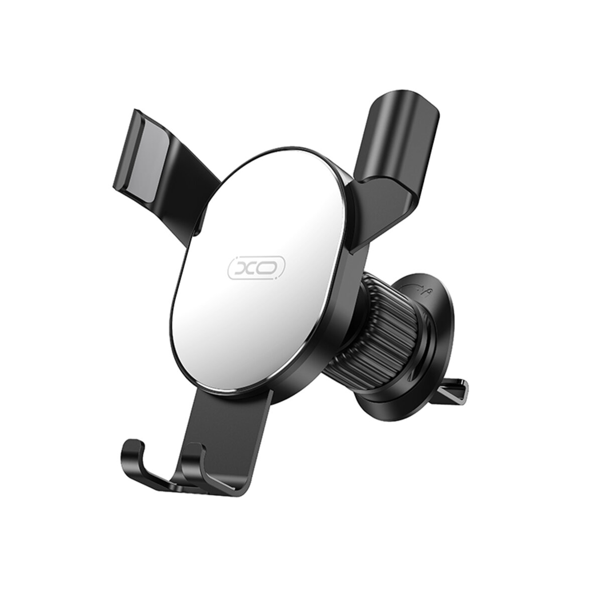 Тримач телефону автомобільний XO 126 Mirror Face Gravity Air Outlet Latch Bracket чорний (XO-C126) дивитися фото №1