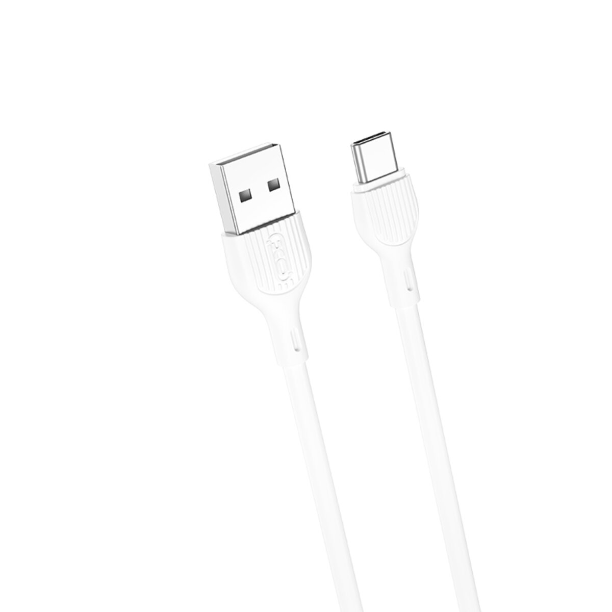 Кабель XO USB to Type-C 2,1А 2м білий (XO-NB200C-White) дивитися фото №1