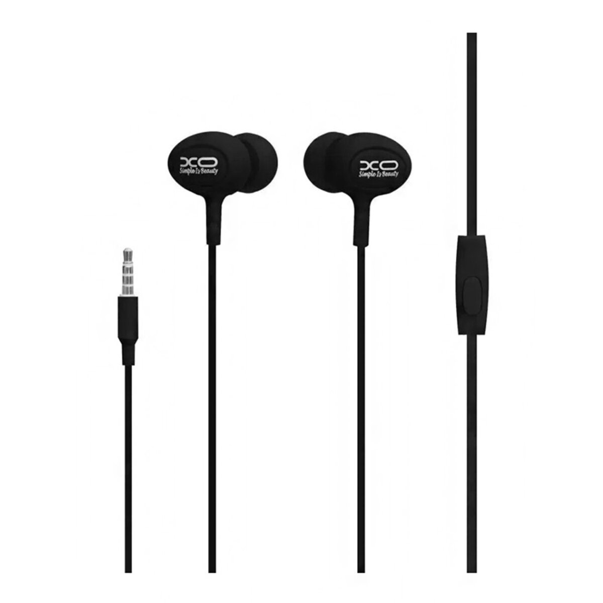 Навушники дротові XO S6 Candy чорні (XO-S6-Black) дивитися фото №1