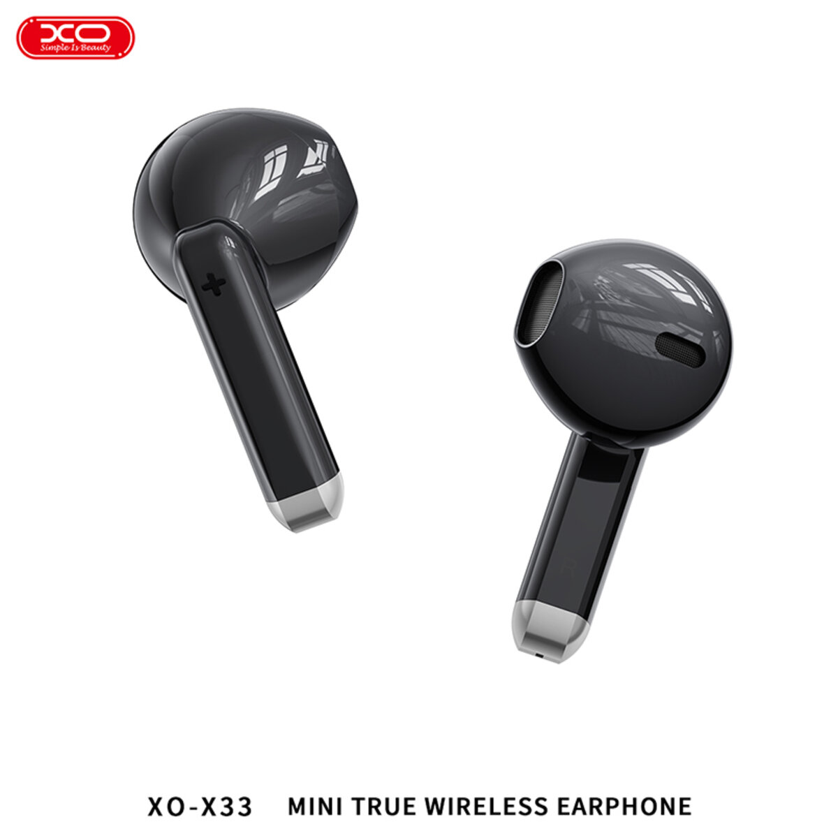 Бездротові навушники XO TWS X33 Yu Jing чорні (XO-X33_black) дивитися фото №3
