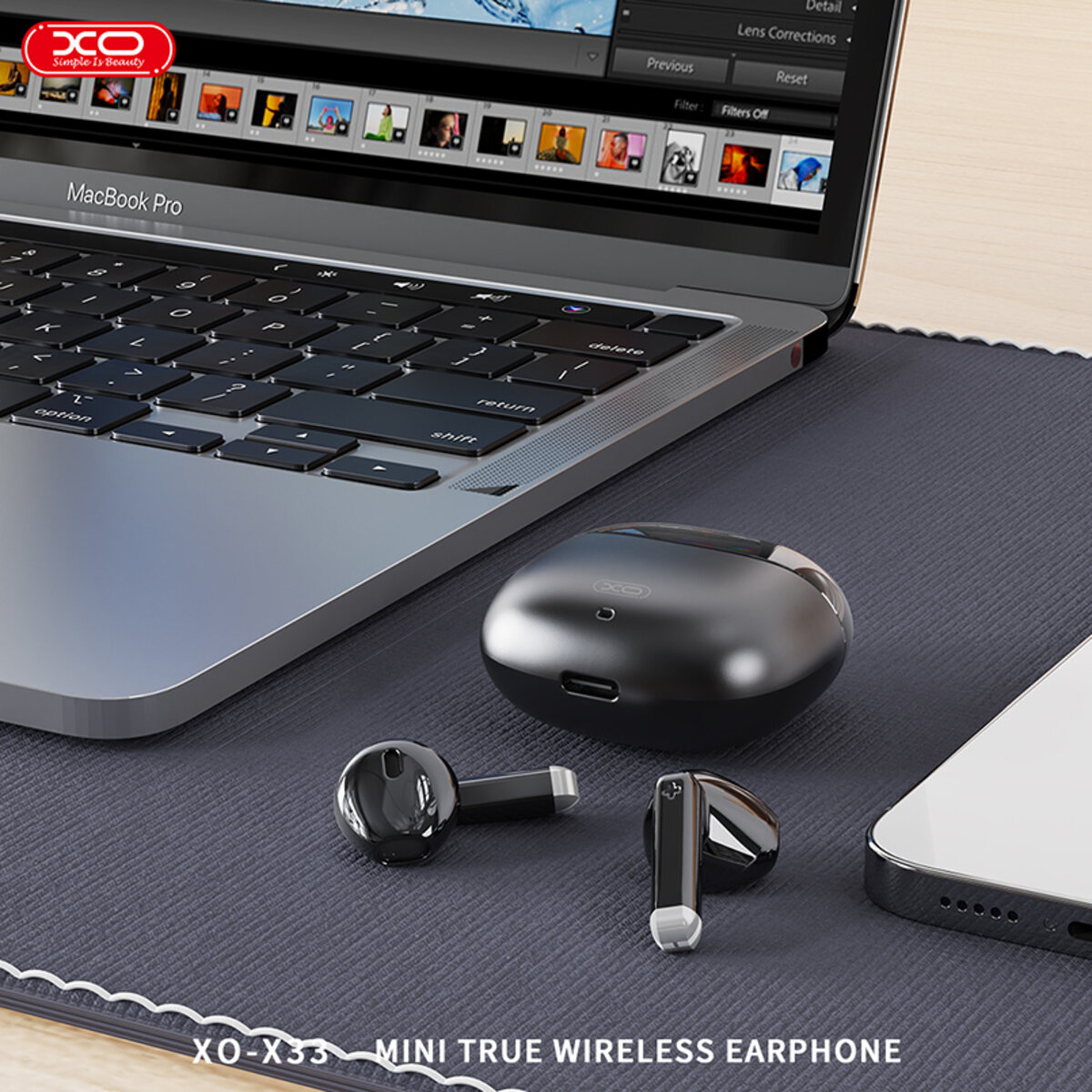 Бездротові навушники XO TWS X33 Yu Jing чорні (XO-X33_black) дивитися фото №5