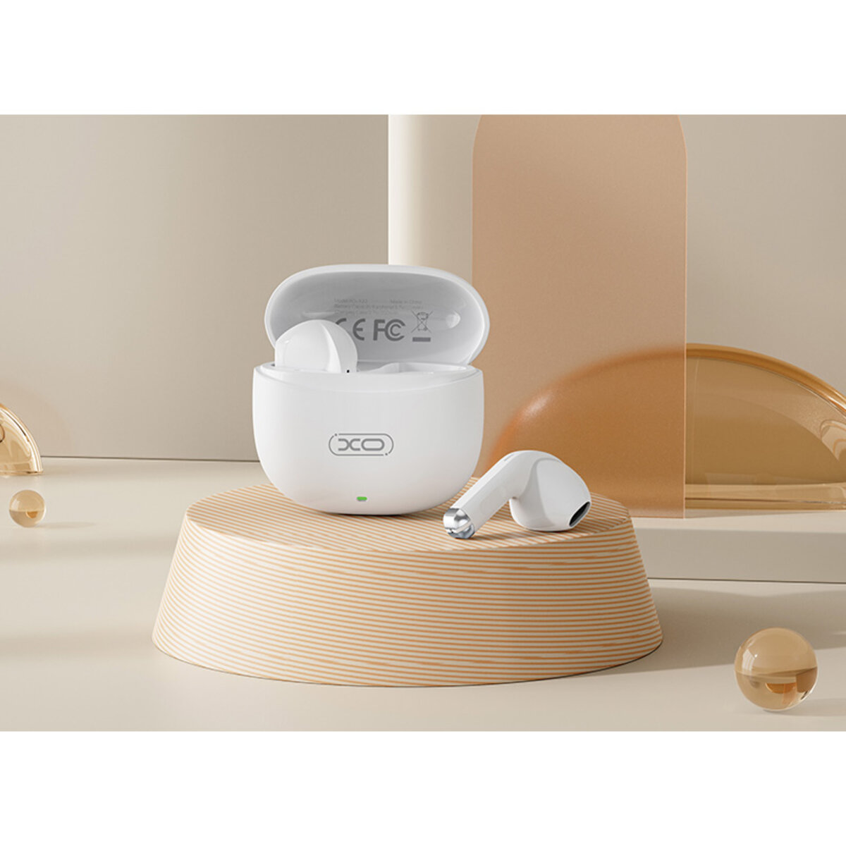 Бездротові навушники XO TWS X33 Yu Jing білі (XO-X33_white) дивитися фото №2