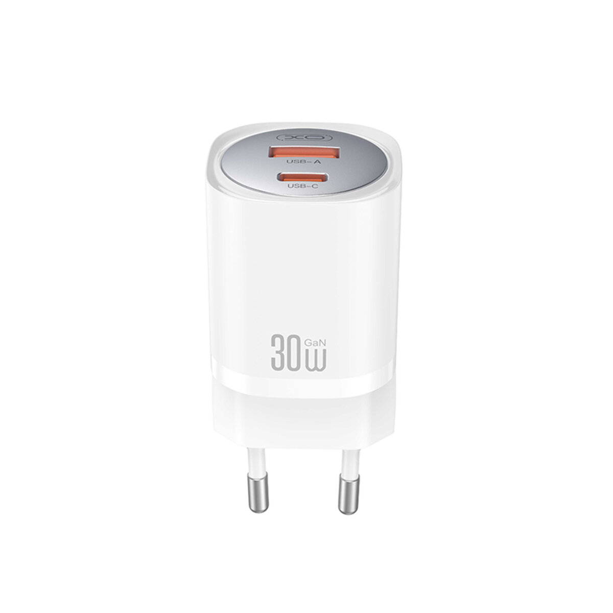 Мережевий зарядний пристрій XO CE21 PD30W/PPS33W 1USB-A+1USB-C + Type-C кабель білий (XO-CE21+C) дивитися фото №3