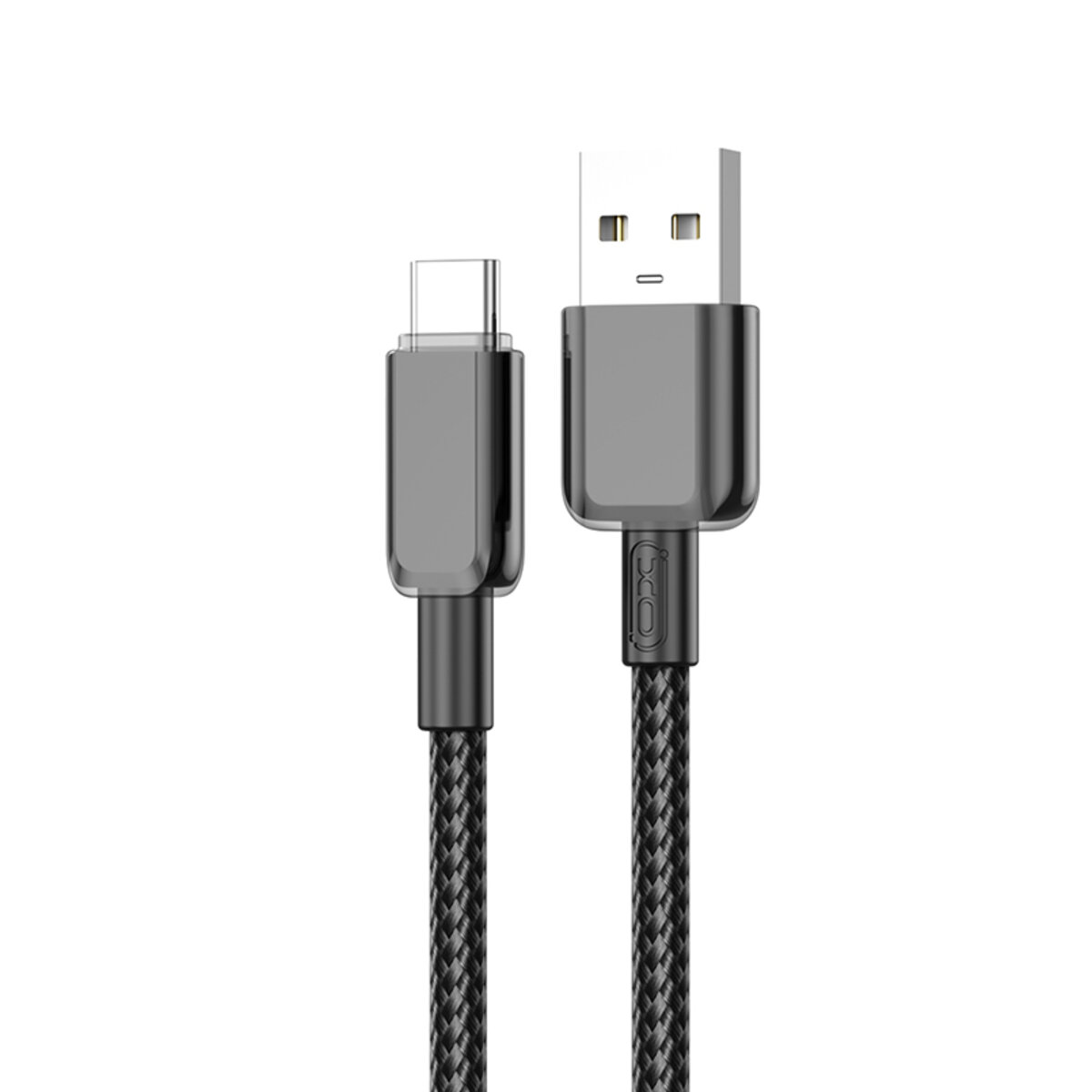 Кабель XO PVC Shiny Colorful USB to Micro USB 5А 1м чорний (XO-NB249B-Black) дивитися фото №1