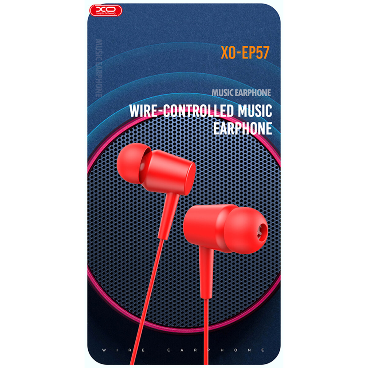 Навушники дротові XO EP57 Crown In-Ear чорні (XO-EP57-Black) дивитися фото №3