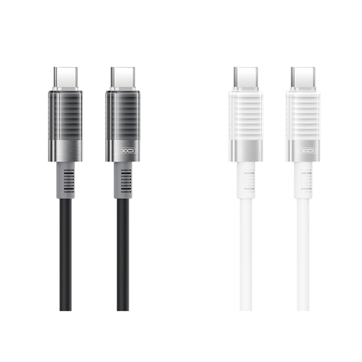 Кабель XO Brushed Silicone USB to Type-C 6A 1м чорний (XO-NB282B-Black) дивитися фото №3