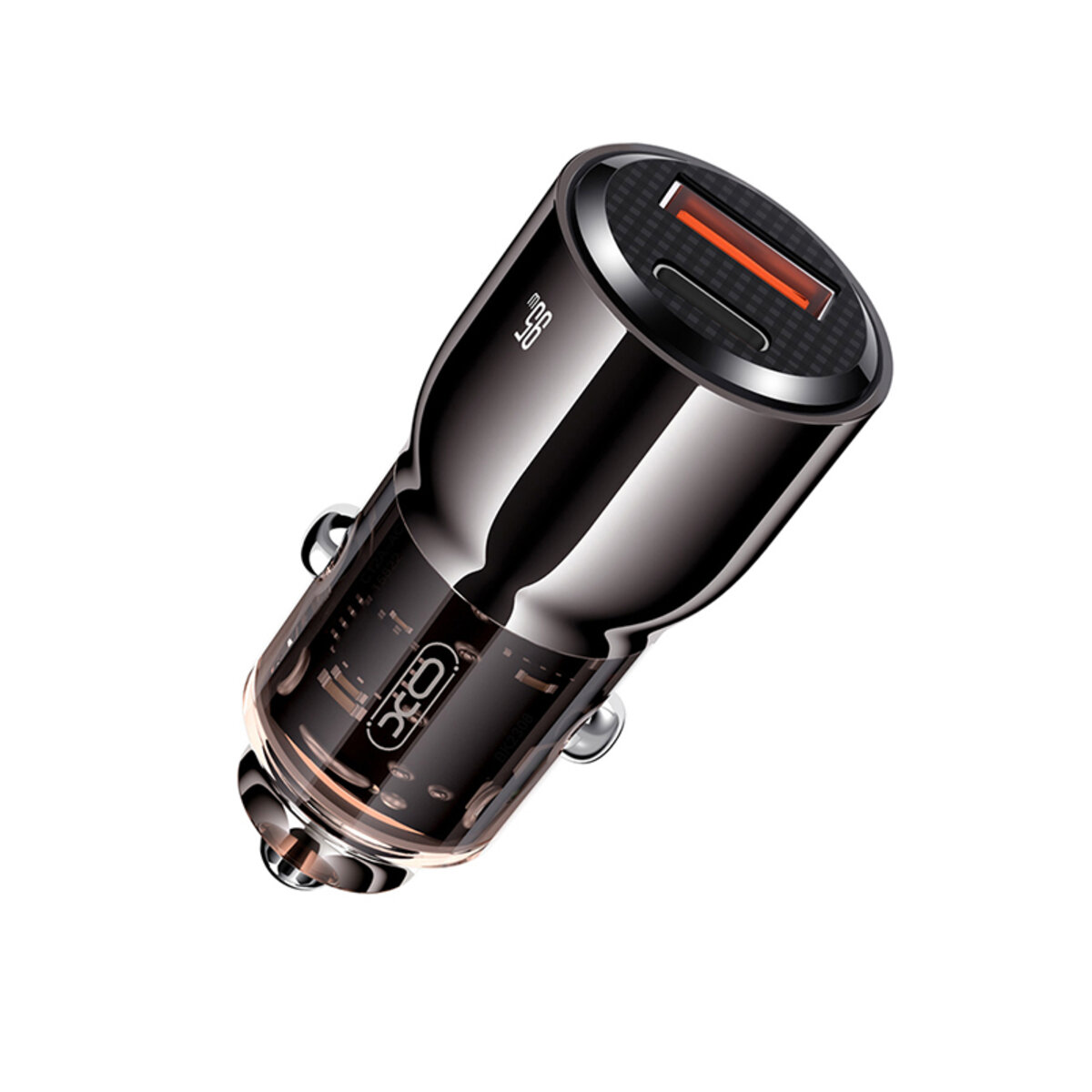 Автомобільний зарядний пристрій XO CC58 95W коричневий (XO-CC58) дивитися фото №1