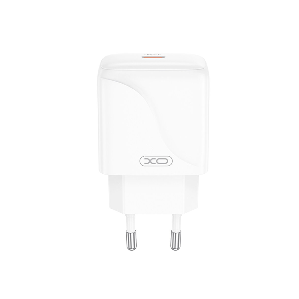 Мережевий зарядний пристрій XO L141 Single USB-C 20W + Type-C кабель білий (XO-L141+C) дивитися фото №4