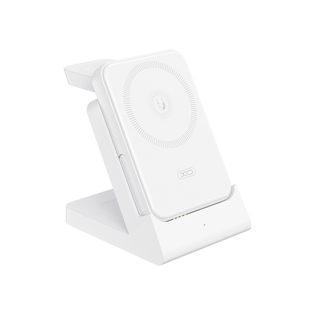 Бездротовий зарядний пристрій XO CX033 3в1 Power bank + Watch Charger + Headphone білий (XO-CX033) дивитися фото №2