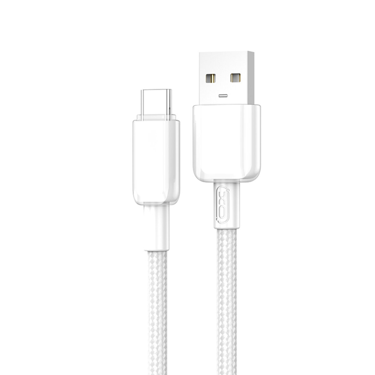 Кабель XO PVC Shiny Colorful USB to Micro USB 5А 1м білий (XO-NB249B-White) дивитися фото №1