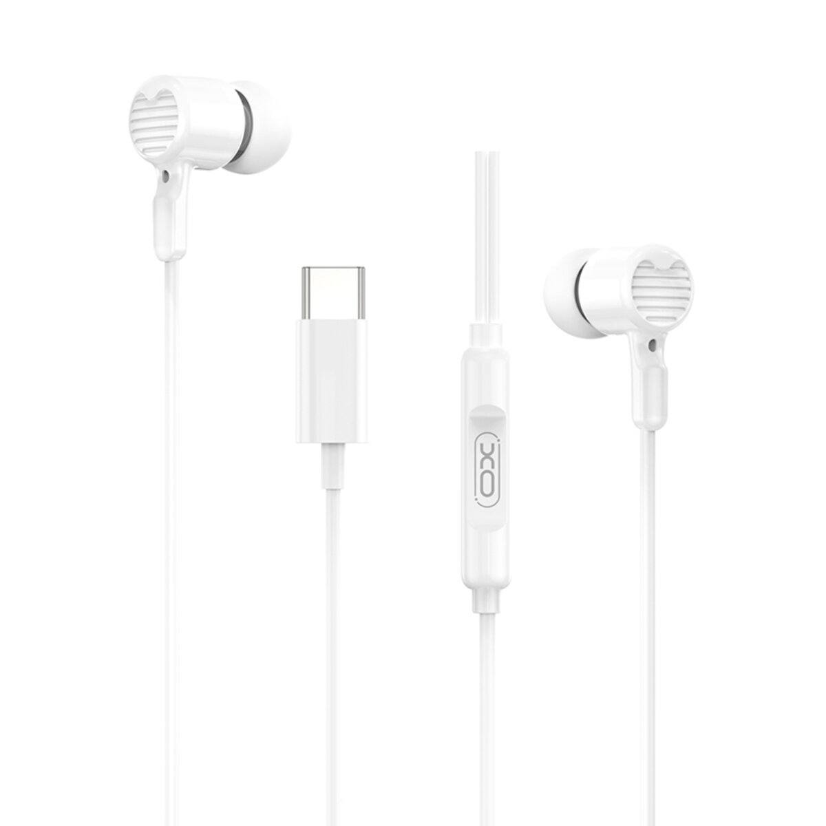 Навушники дротові XO EP81 Sunflower In-Ear Type-C білі (XO-EP81-White) дивитися фото №1