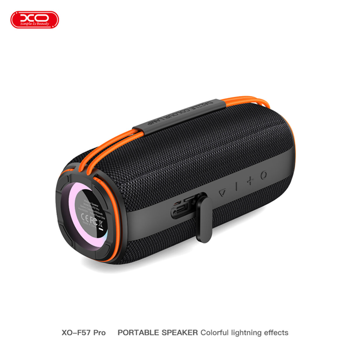 Портативная Акустика XO F57 PRO 10W черная (XO-F57-PRO) смотреть фото №3