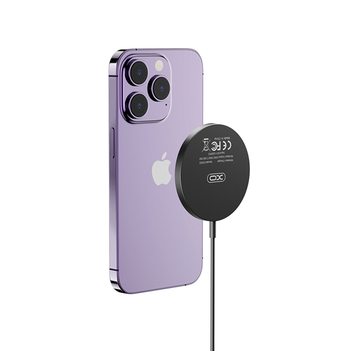 Бездротовий зарядний пристрій XO CX022 Magnetic Wireless Charger Type-C чорний (XO-CX022-Black) дивитися фото №2