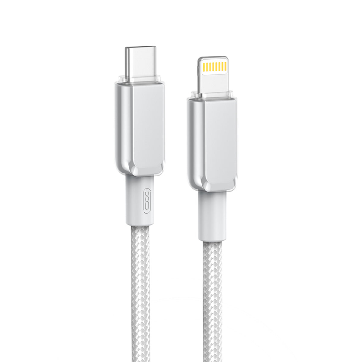 Кабель XO PVC Shiny Colorful Type-C to Lightning 27W 1м білий (XO-NB-Q250A) дивитися фото №1