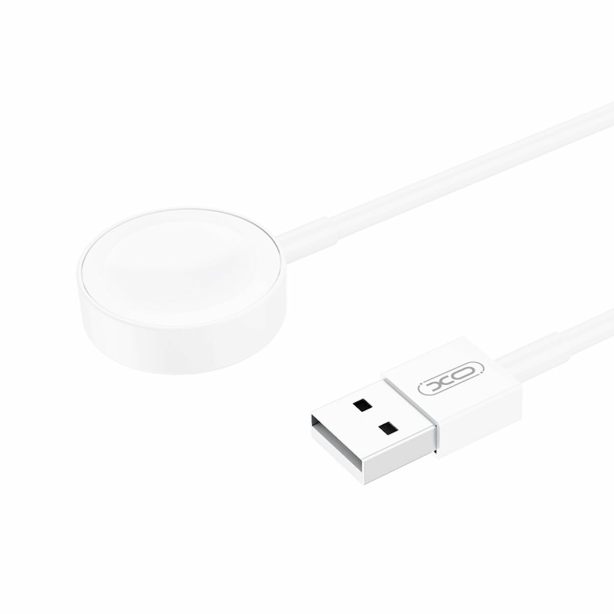 Бездротовий зарядний пристрій XO CX012 Watch Wireless Charger USB-A білий (XO-CX012) дивитися фото №1