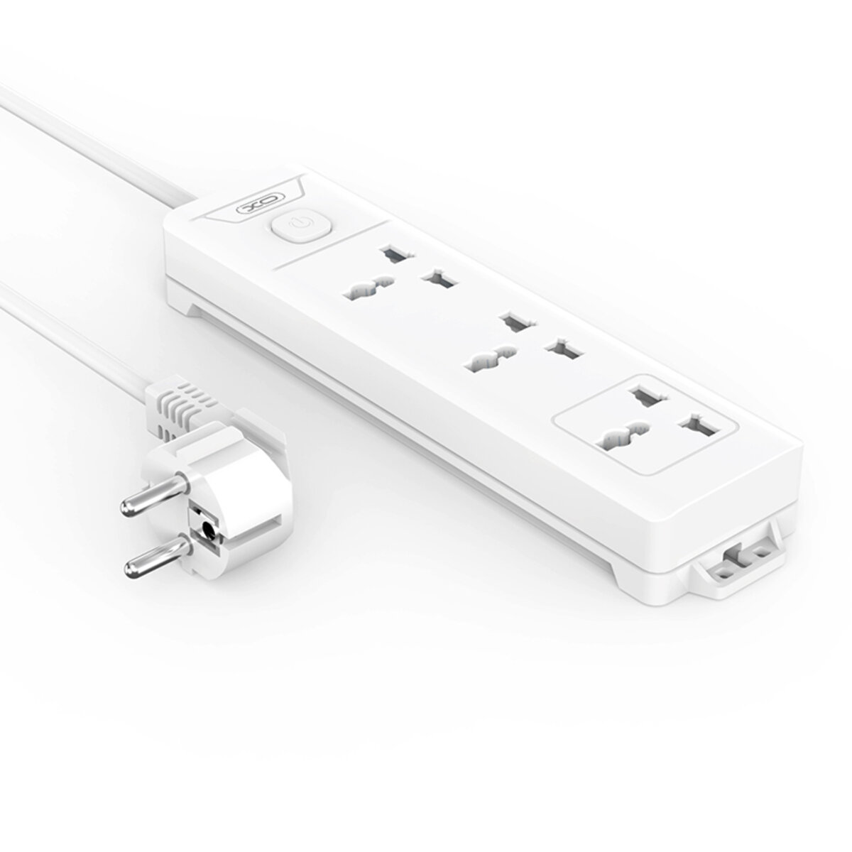 Мережевий фільтр XO WL17 3AC (3 розетки) з вимикачем  2м. білий (XO-WL17) дивитися фото №1