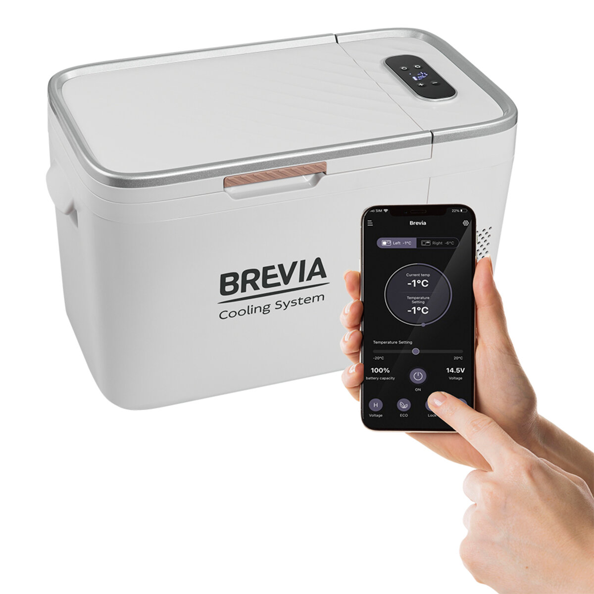 Холодильник автомобільний Brevia 22л 24240 (24240) дивитися фото №8