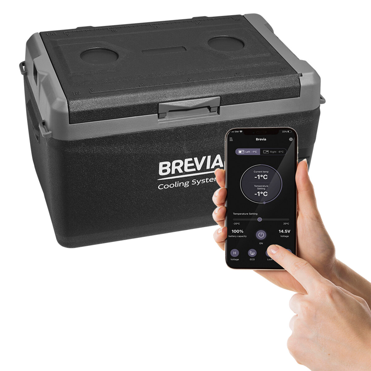 Холодильник автомобільний Brevia 29л 24270 (24270) дивитися фото №8