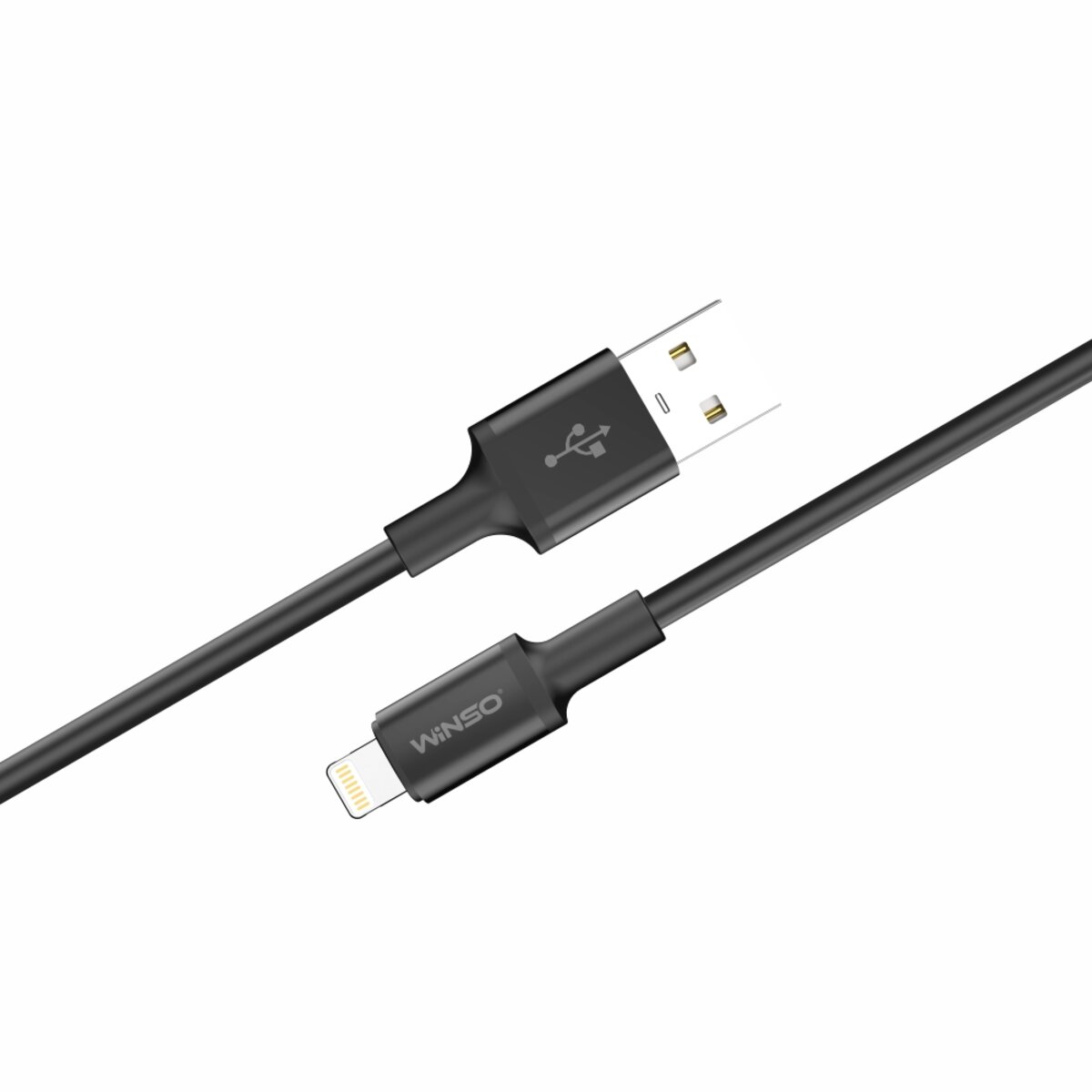 Кабель Winso Pro USB to Lightning TPE 1,2м чорний (222122B) дивитися фото №2
