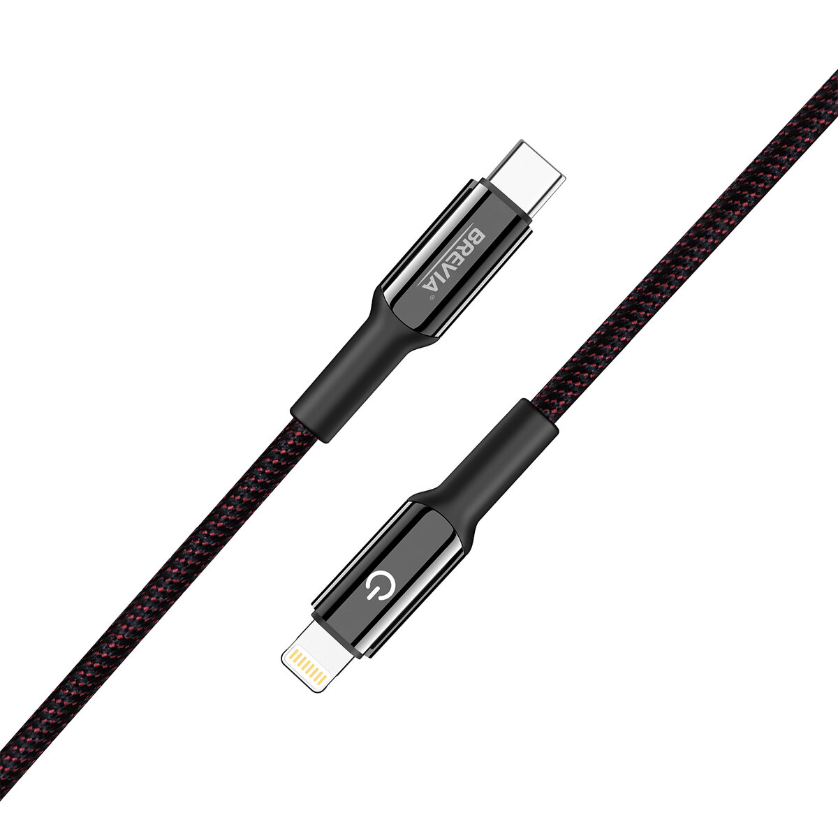 Кабель Brevia Type-C to Lightning 30W 1,2м, черный box (54120BCLC1) смотреть фото №2