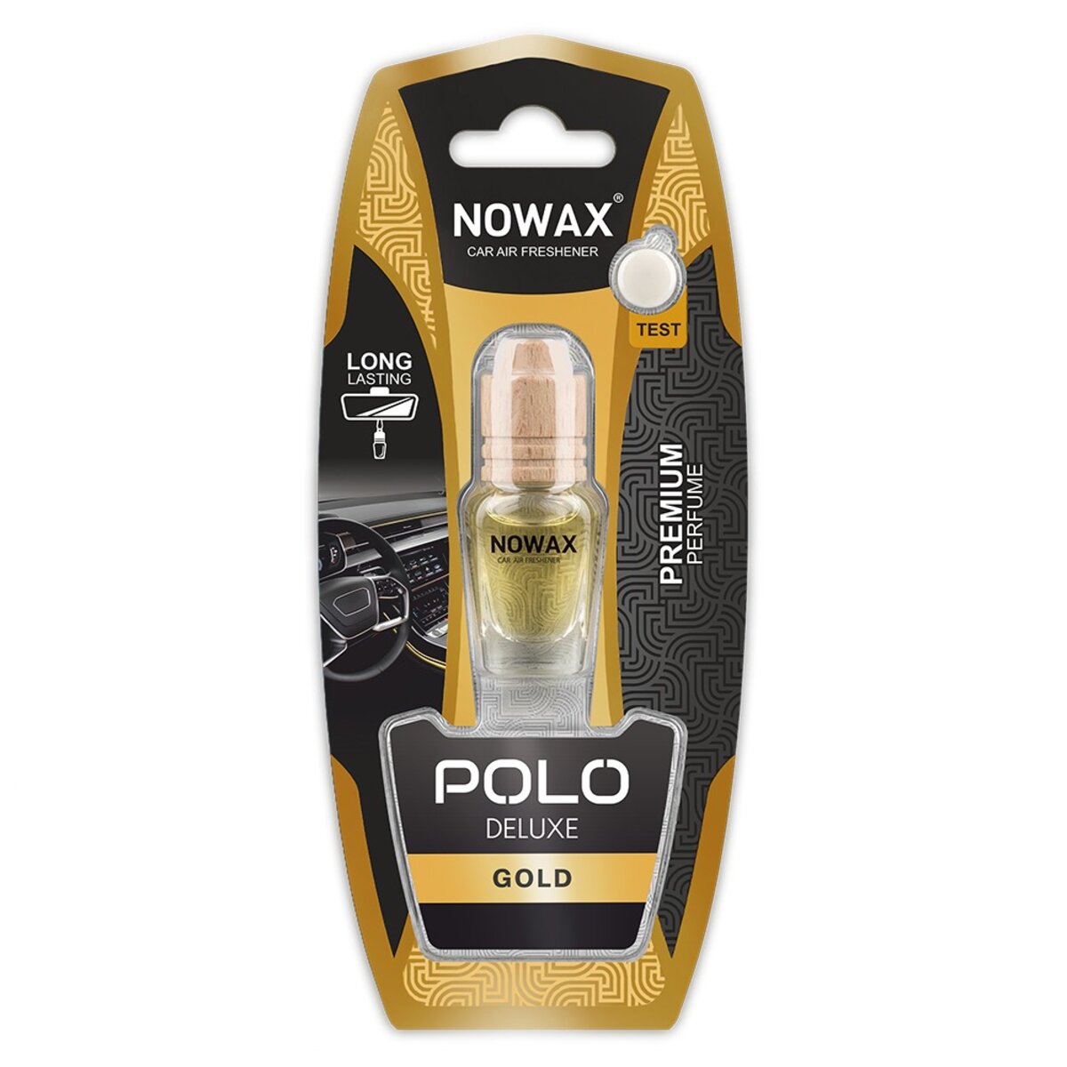 Ароматизатор воздуха в блистере Nowax Polo Deluxe - Gold 7мл (NX07818) смотреть фото №1