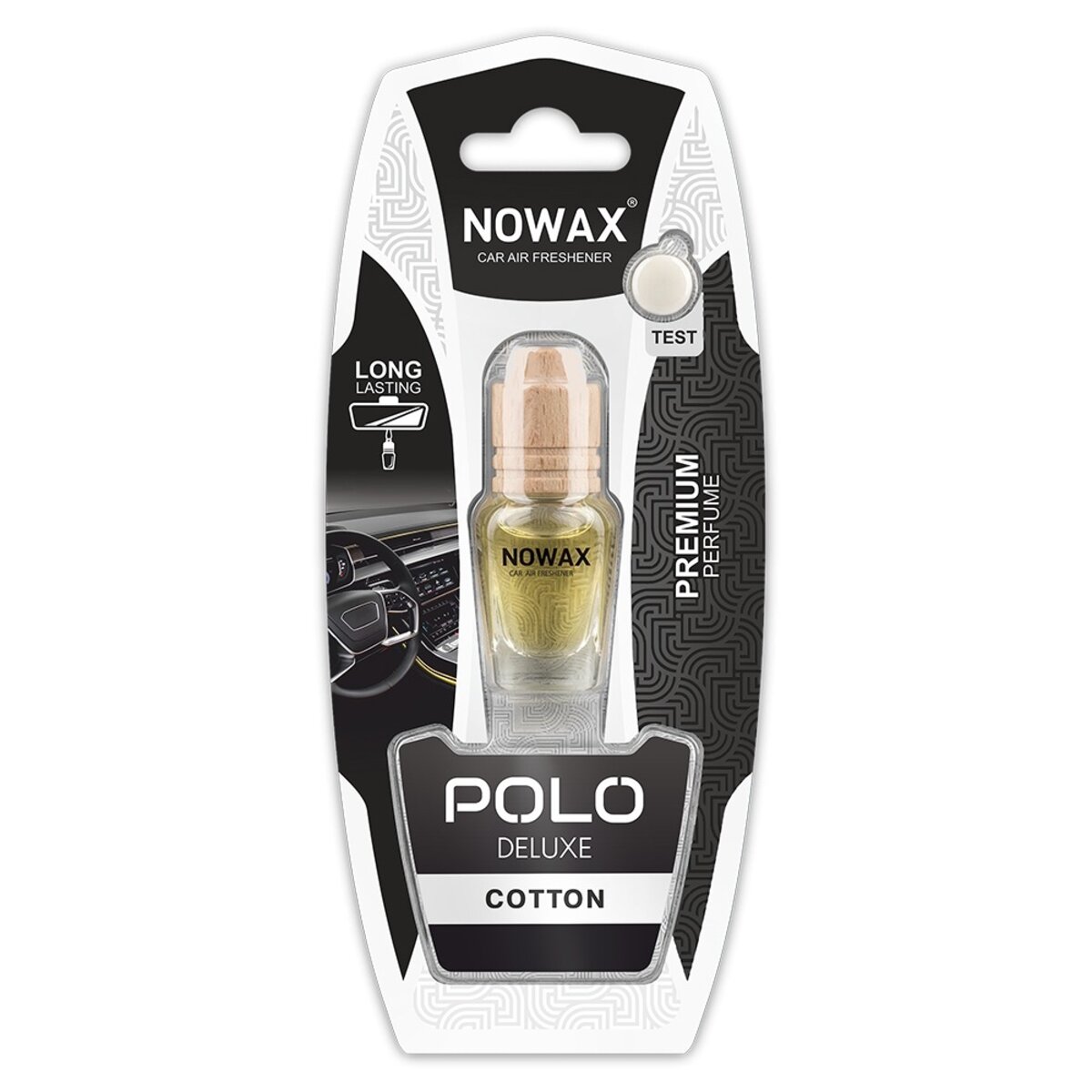 Ароматизатор воздуха в блистере Nowax Polo Deluxe - Cotton 7мл (NX07816) смотреть фото №1