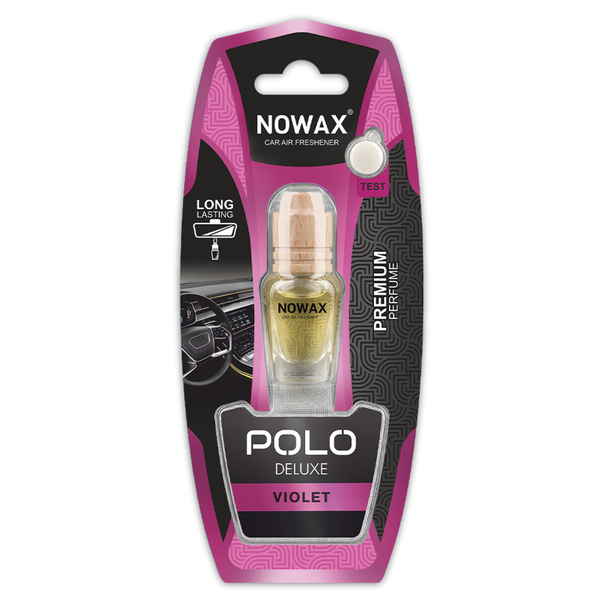 Ароматизатор воздуха в блистере Nowax Polo Deluxe - Violet 7мл (NX07822) смотреть фото №1
