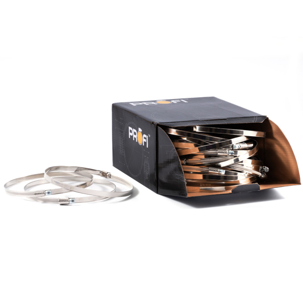 Хомути Profi 130-150/W2, 9мм, 25шт (130-150/W2) дивитися фото №2