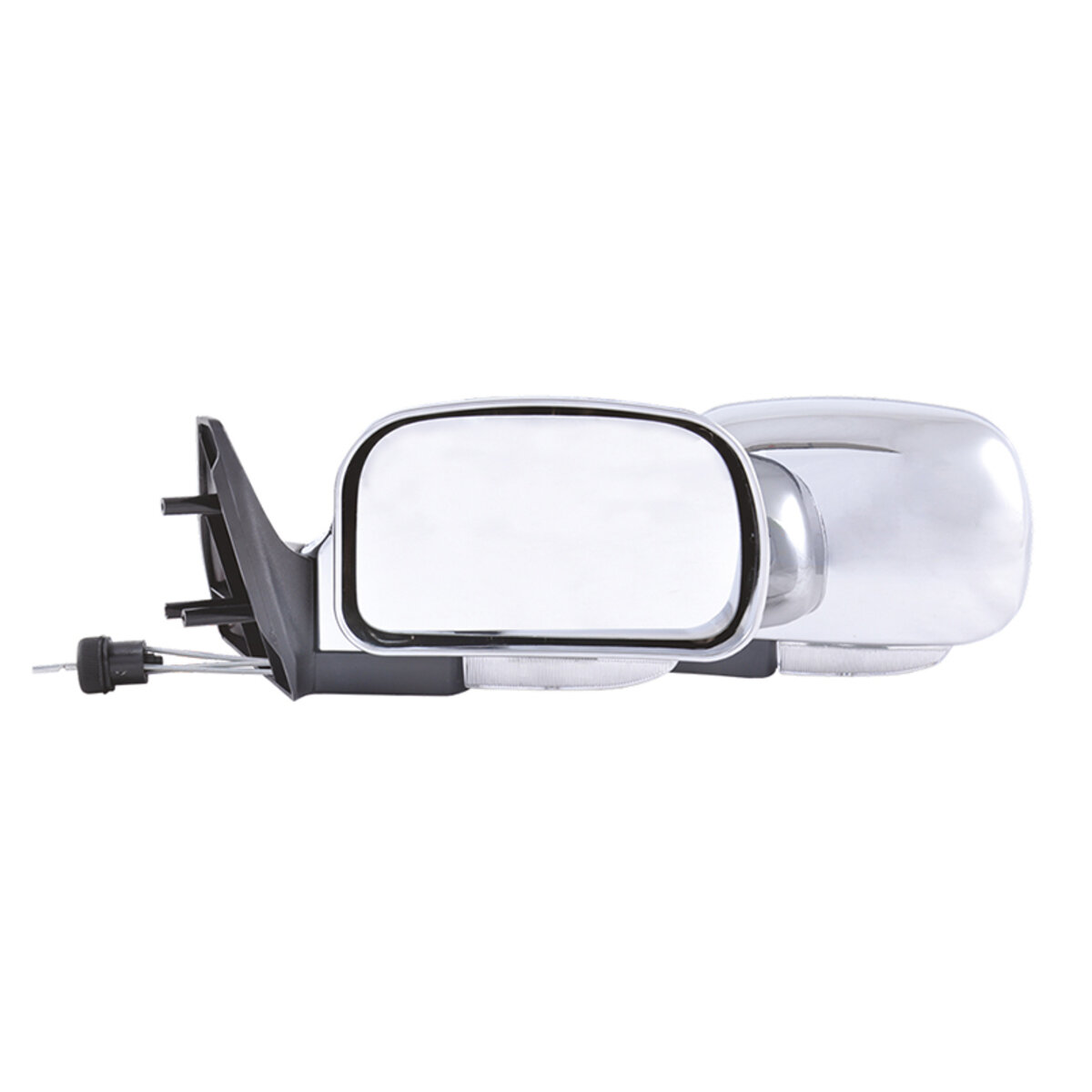 Дзеркала бокові Carlife, ВАЗ 2108, 09, 099, 13, 14, 15  хром з повт. повороту, сф.антибл., компл 2шт (VM921) дивитися фото №1