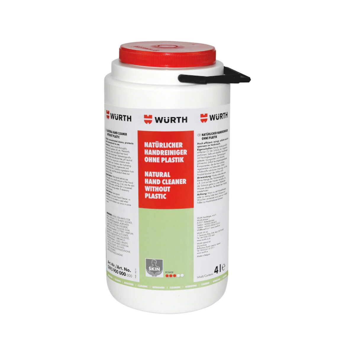 Средство для очистки рук Wurth Natur 4л (0893900000) смотреть фото №1