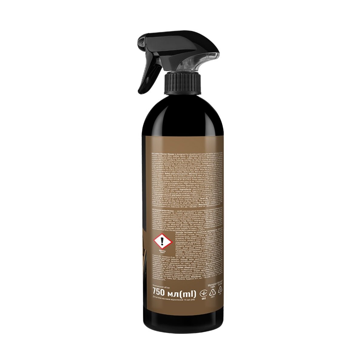 Очиститель кожи Nowax Leather Cleaner 750мл (NX75011) смотреть фото №2