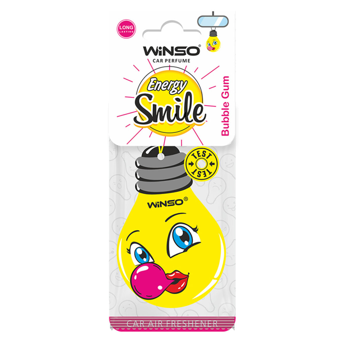 Ароматизатор Winso Energy Smile - Bubble Gum (990320) смотреть фото №1