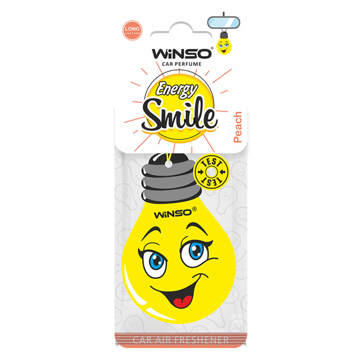 Ароматизатор Winso Energy Smile - Peach (990360) смотреть фото №1