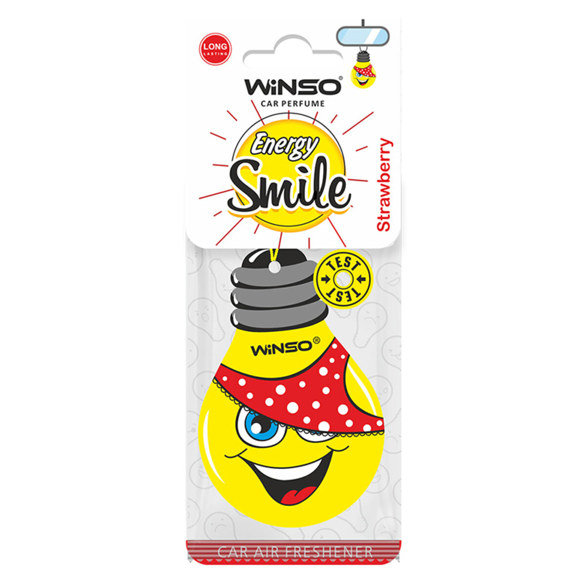 Ароматизатор Winso Energy Smile - Strawberry (990370) смотреть фото №1