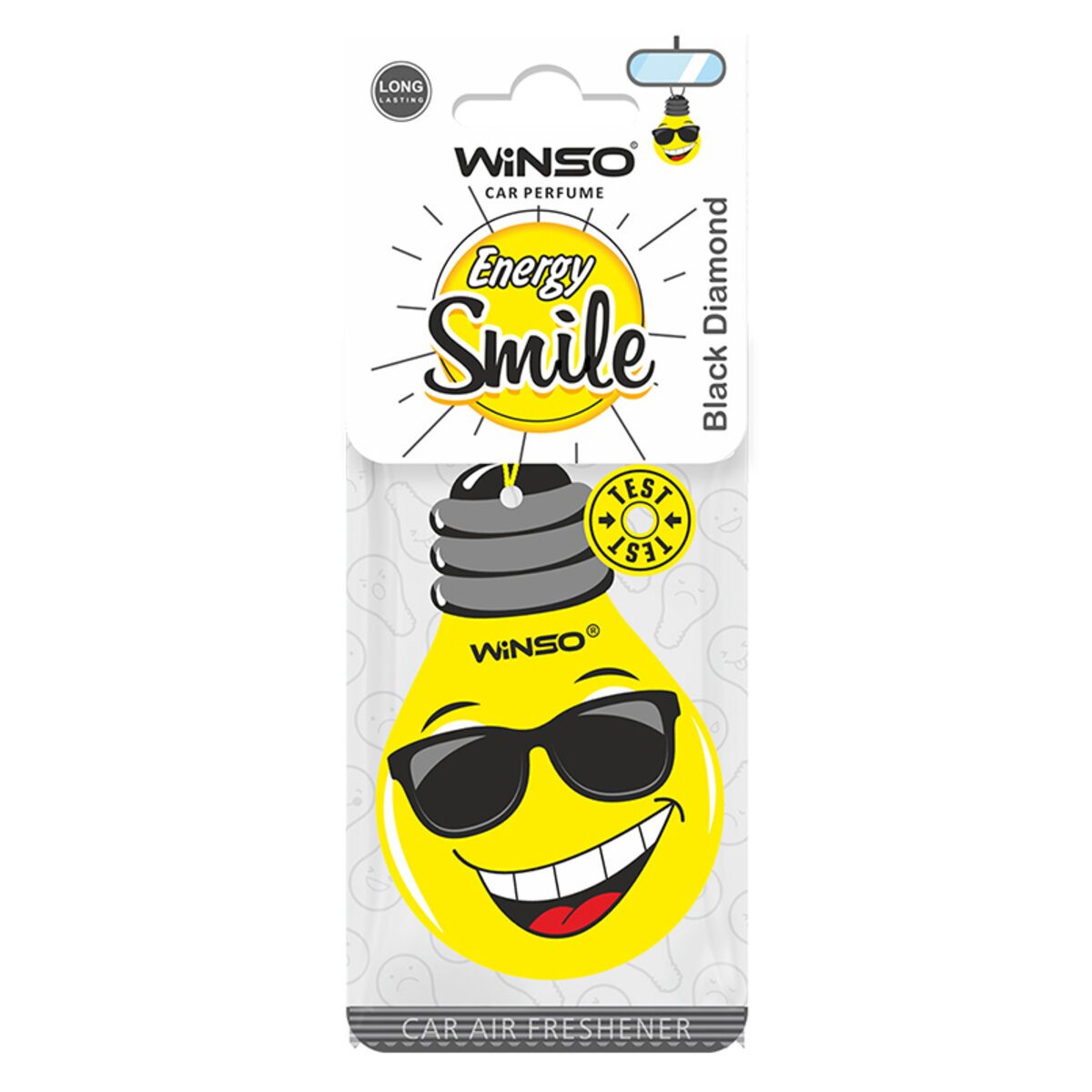 Ароматизатор Winso Energy Smile - Black Diamond (990310) смотреть фото №1
