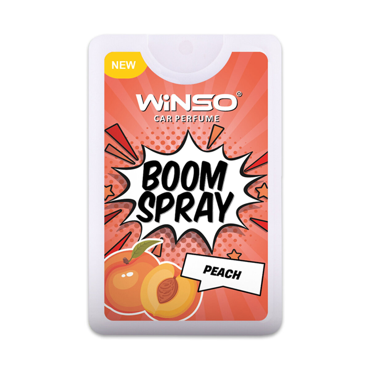 Ароматизатор Winso BOOM Spray - Peach 18мл спрей (992180) смотреть фото №1