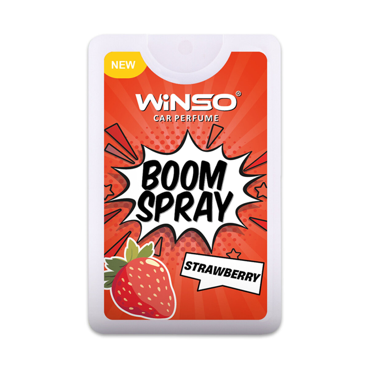 Ароматизатор Winso BOOM Spray - Strawberry 18мл спрей (992190) смотреть фото №1