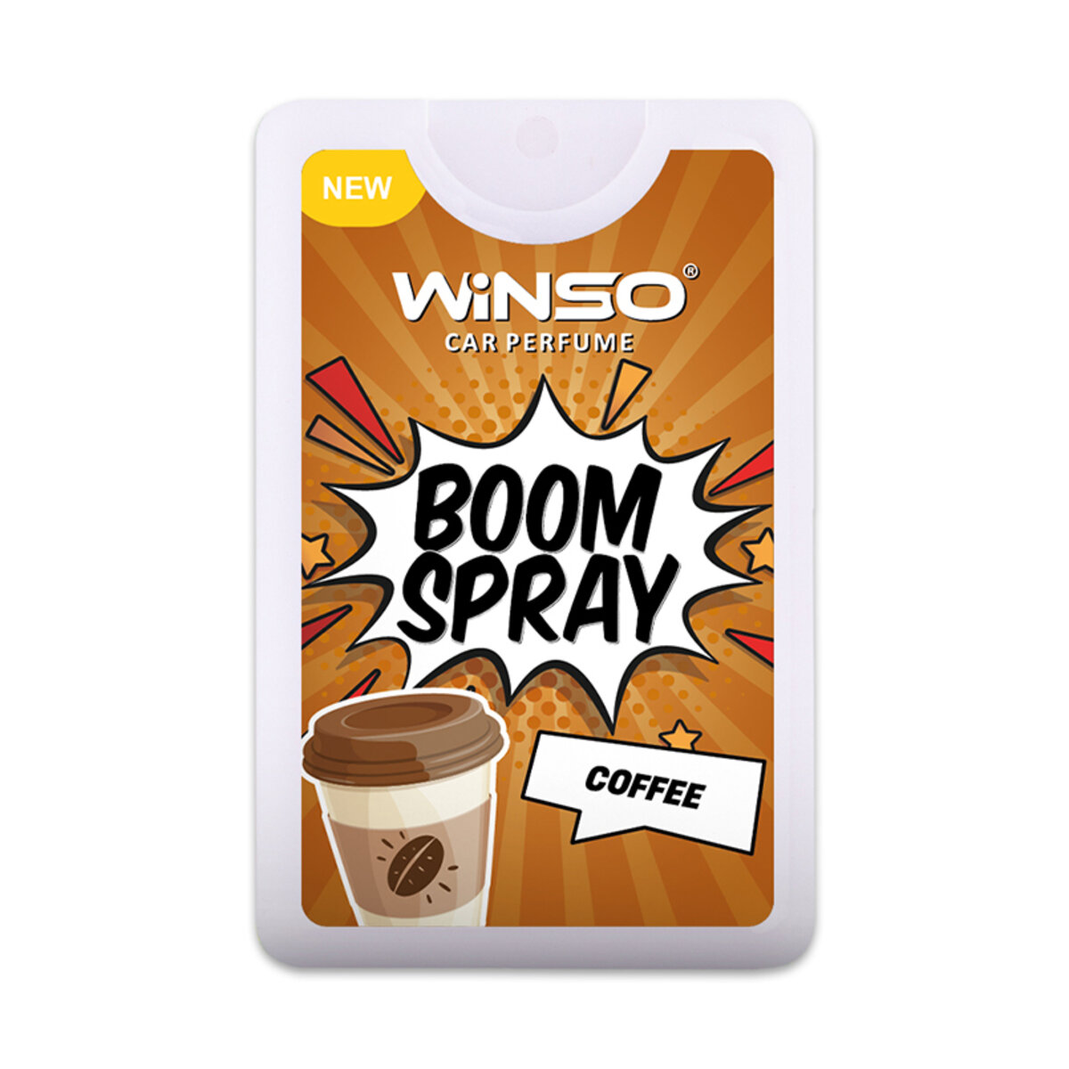 Ароматизатор Winso BOOM Spray - Coffee 18мл спрей (992150) смотреть фото №1