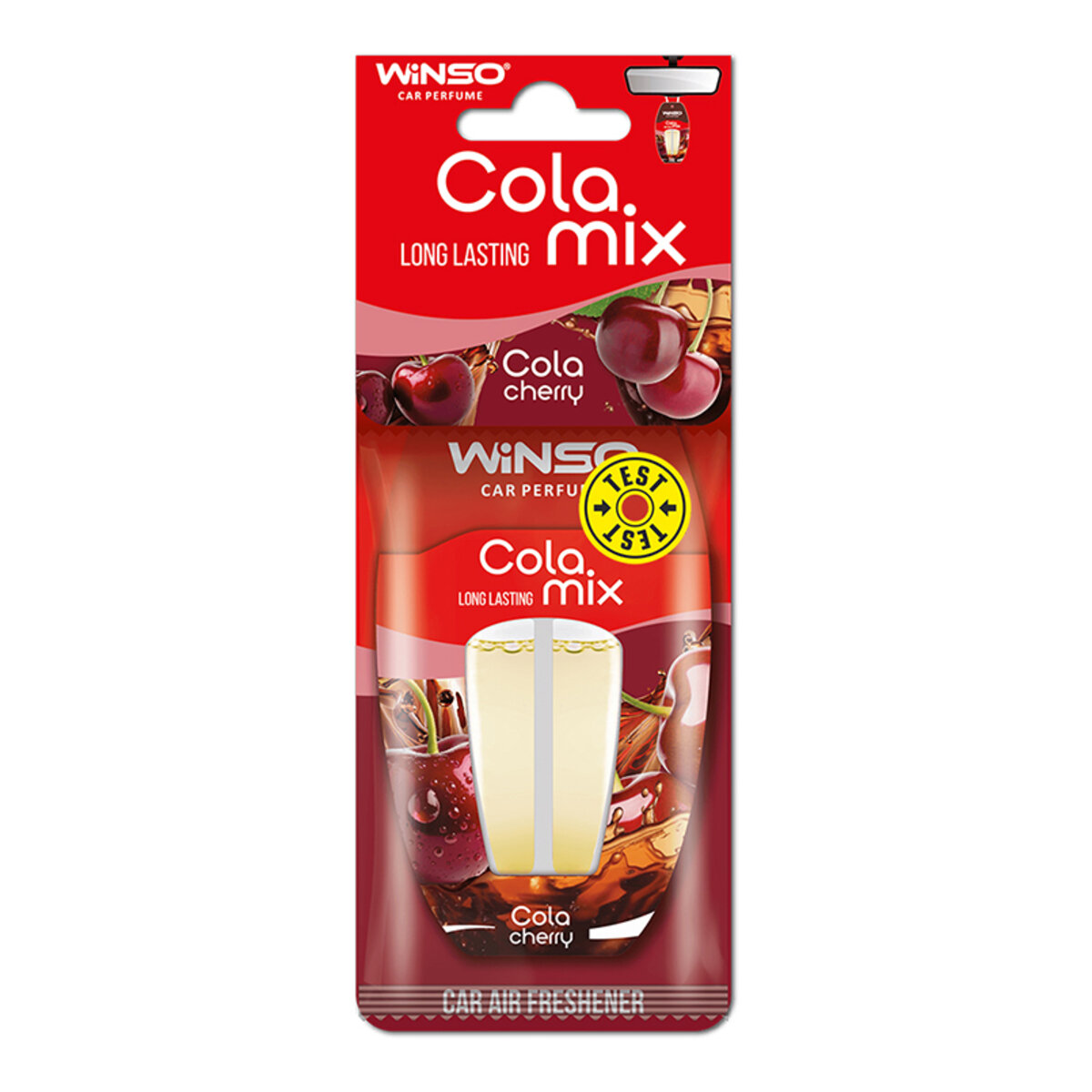 Ароматизатор с двойной капсулой Winso Cola MIX - Cola & Cherry (993270) смотреть фото №1