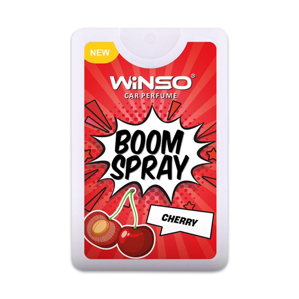 Ароматизатор Winso BOOM Spray - Cherry 18мл спрей (992140) смотреть фото №1