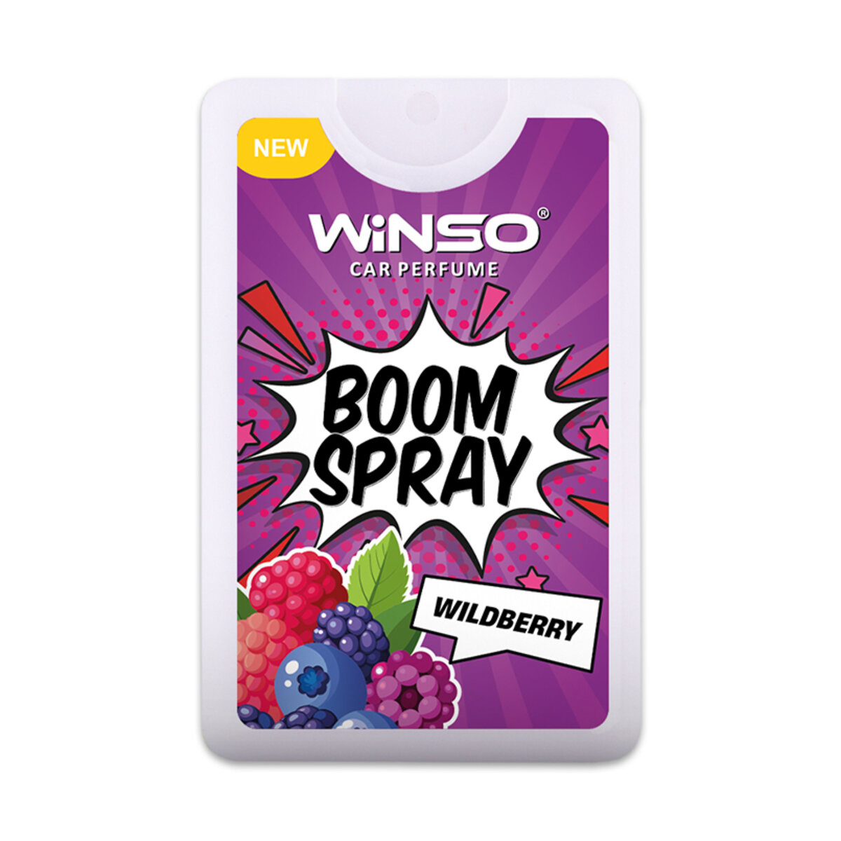 Ароматизатор Winso BOOM Spray - Wildberry 18мл спрей (992210) смотреть фото №1