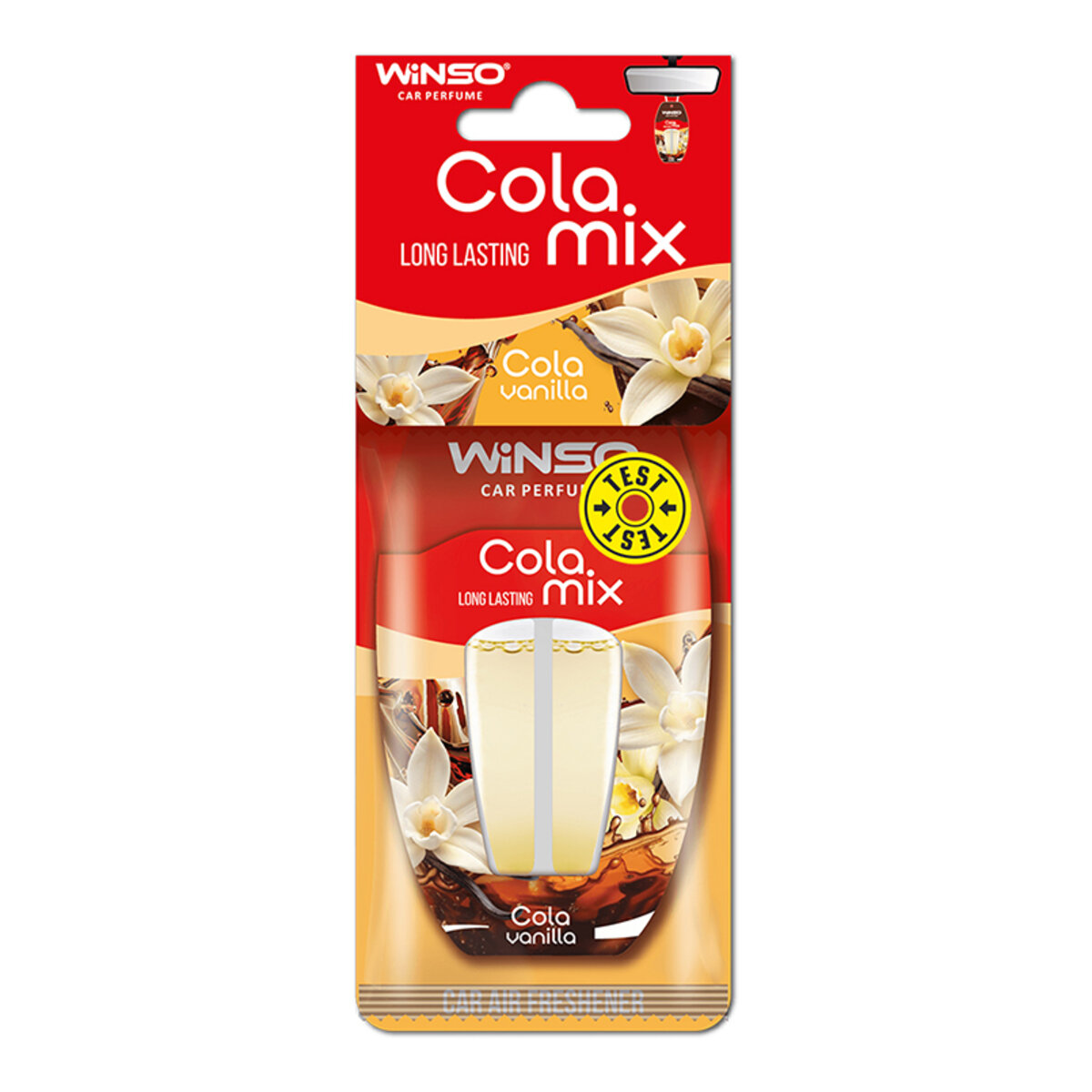 Ароматизатор с двойной капсулой Winso Cola MIX - Cola & Vanilla (993300) смотреть фото №1